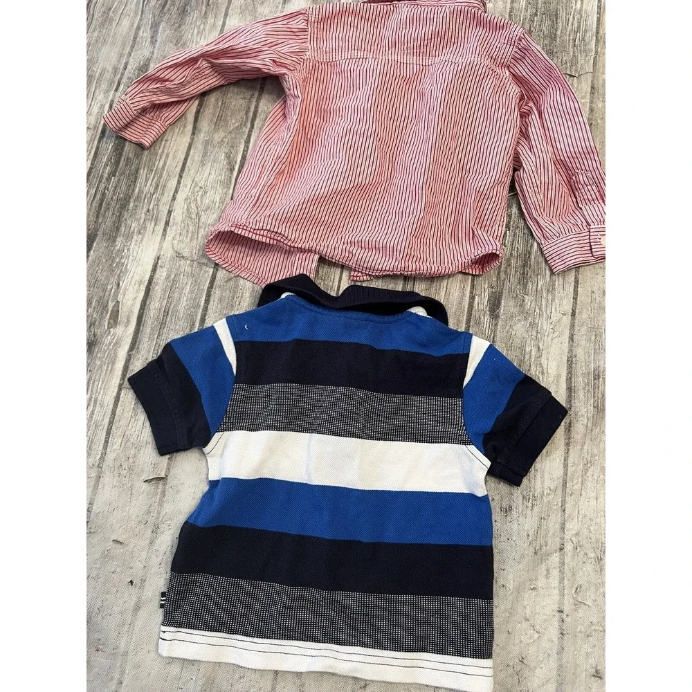 Lot Of 2 Size 6-9 Months Baby Boys‎ Shirts